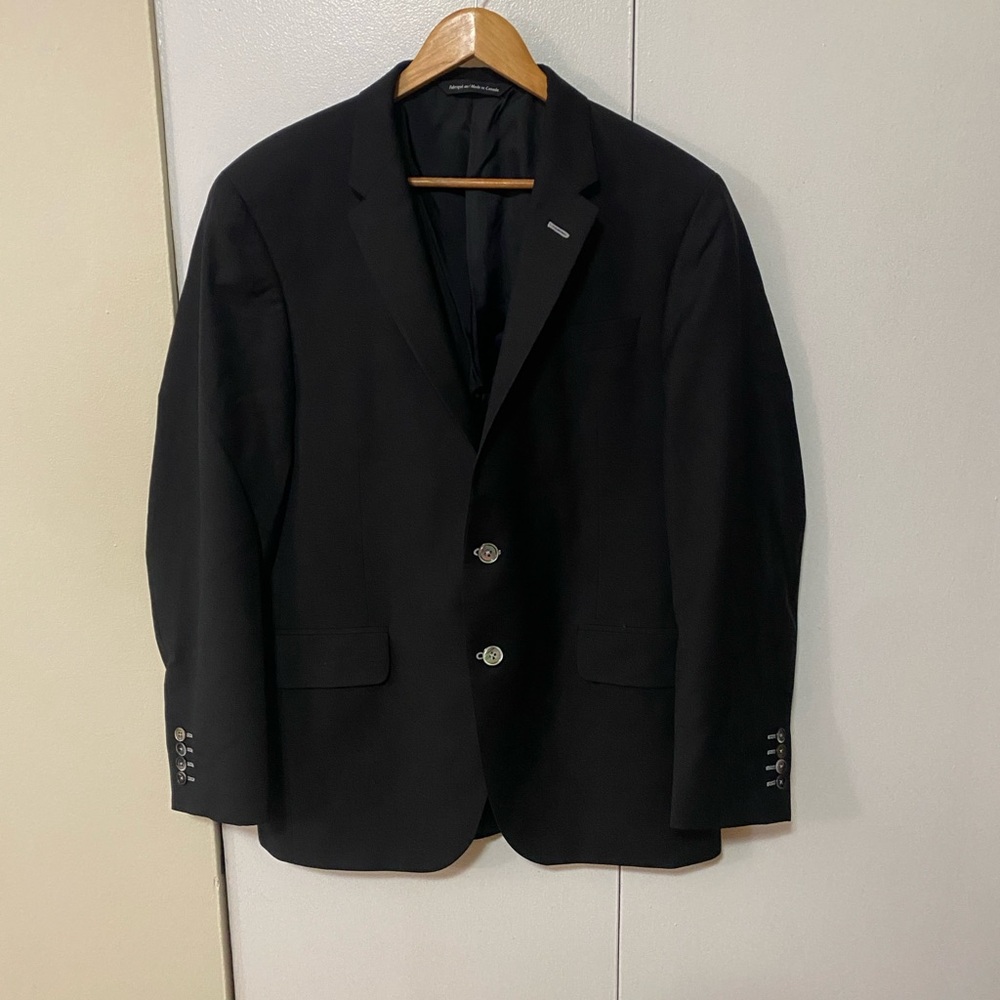 Coppley Wool Elegant Black Men's Blazer